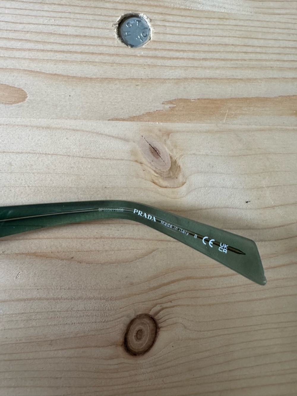 Prada Green Reading Glasses Cat Eye Frames - Picture 4 of 7